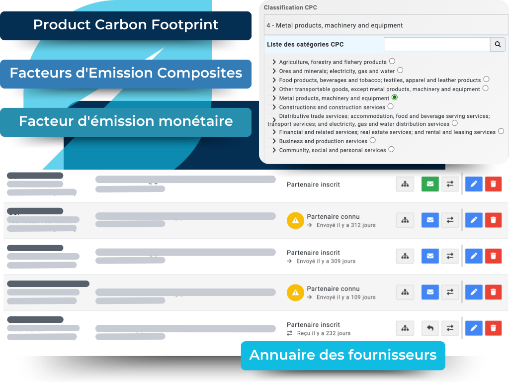 Fournisseurs PCF illustration