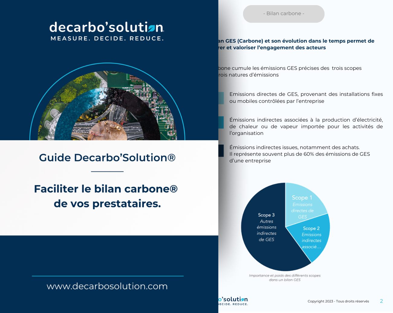Faciliter le bilan carbone de vos prestataires Guide: Facilitating the carbon footprint of your service providers