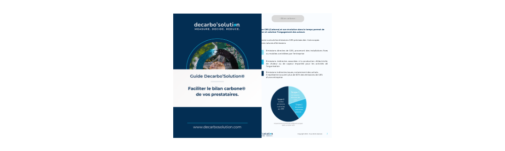 faciliter le bilan carbone de vos prestataires Guide : Faciliter le bilan carbone de vos prestataires